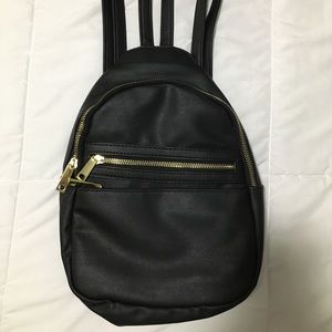Small black backpack